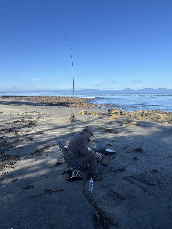 Operating from the beach at Shipwreck Point